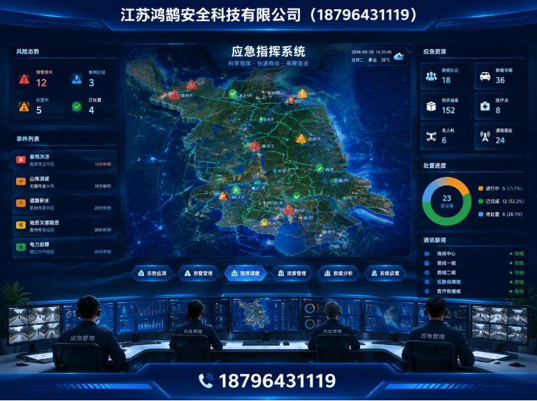 南阳应急指挥系统展示图